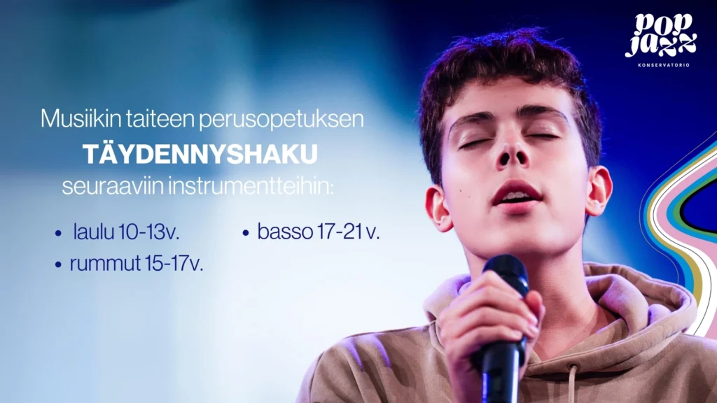 Musiikin taiteen perusopetuksen taydennyshaku netti