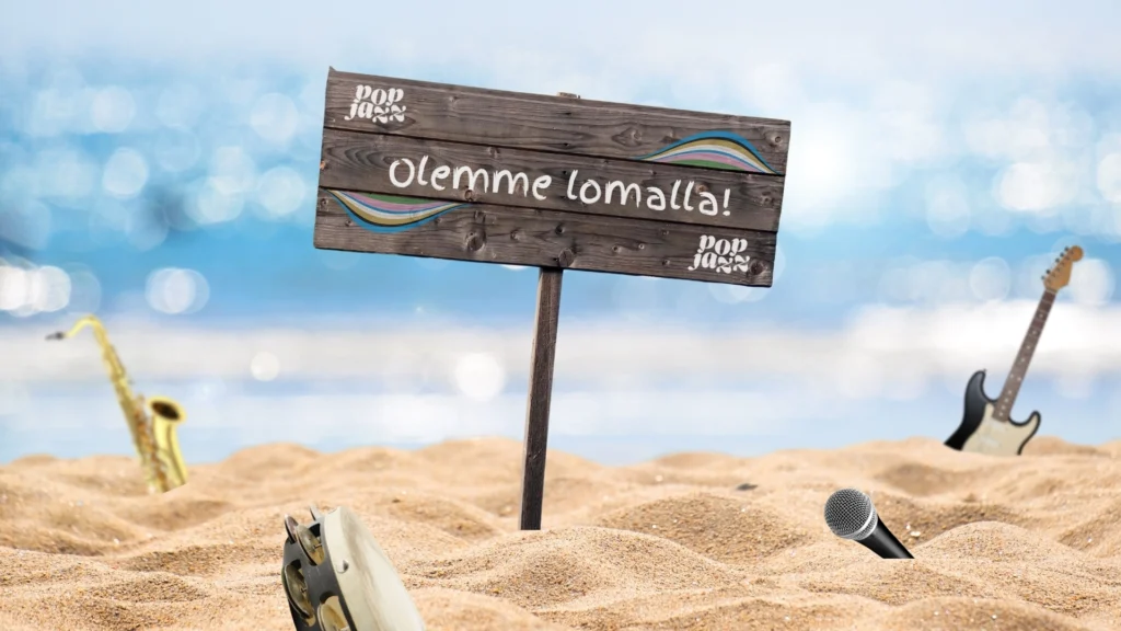 Olemme lomalla