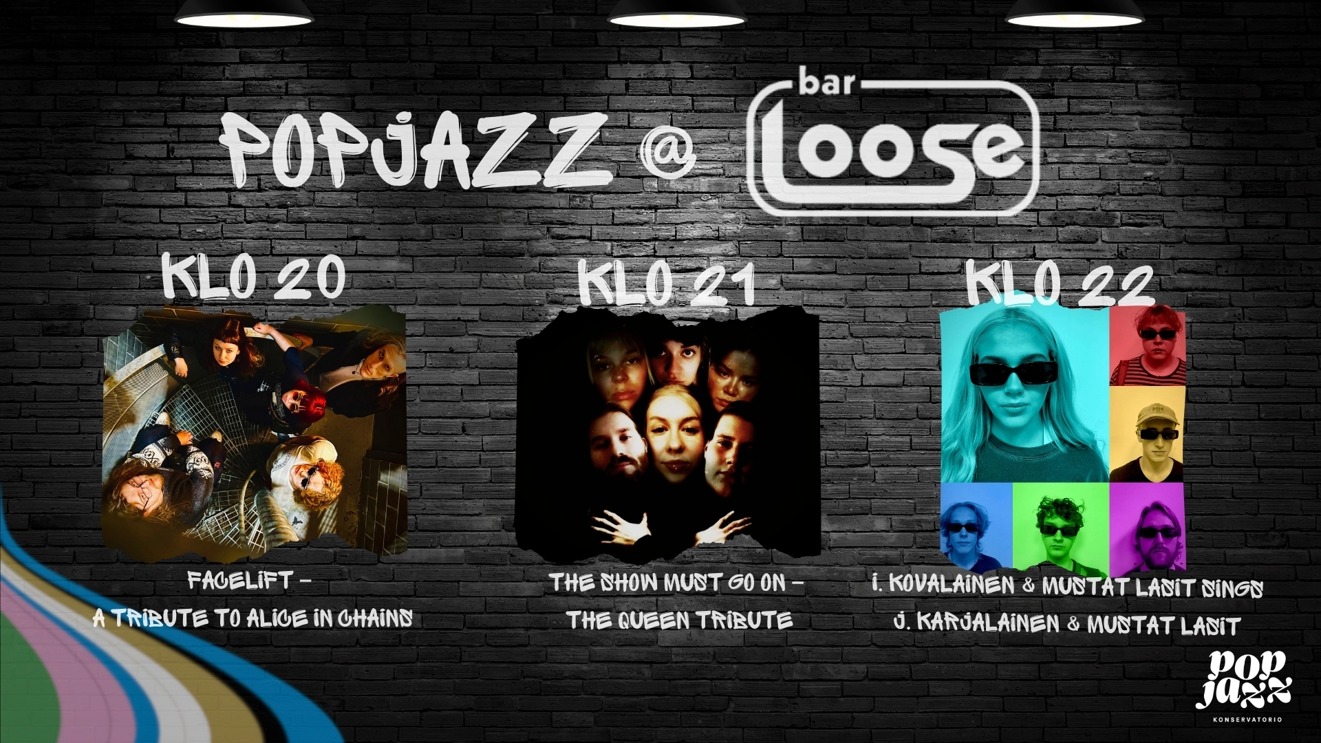 ti 27.1.2026 netti PopJazz @ Bar Loose, bändien kuvat