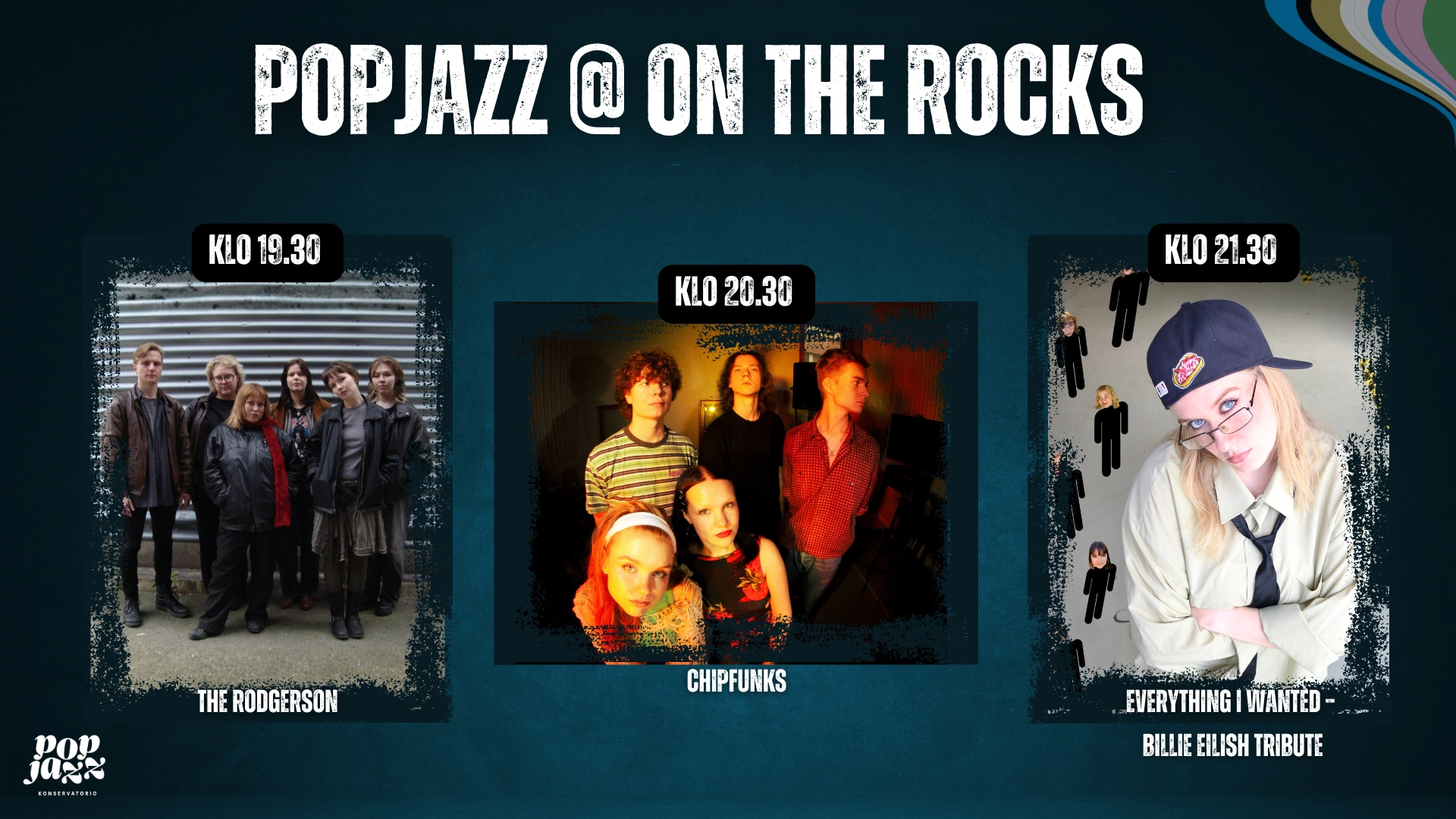 PopJazz & On the Rocks, bändien kuvat
