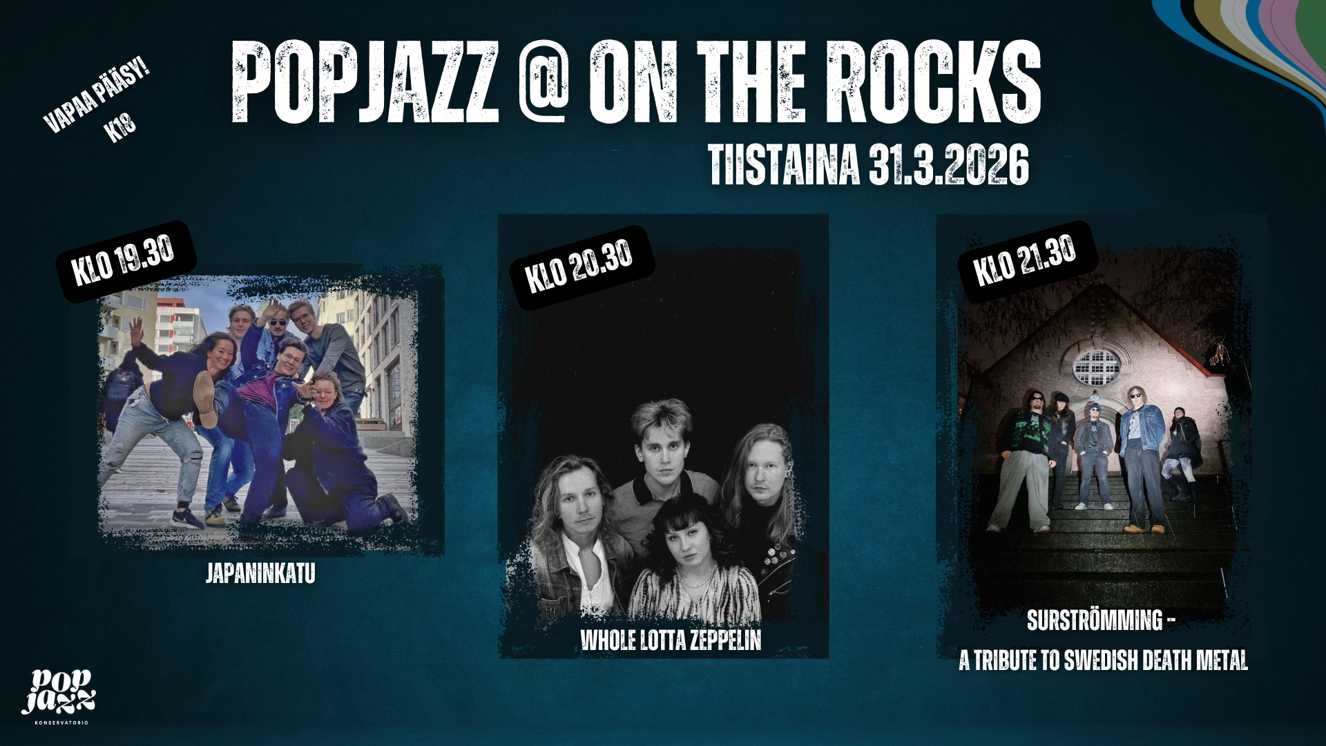 On the Rocks, bändien kuvat