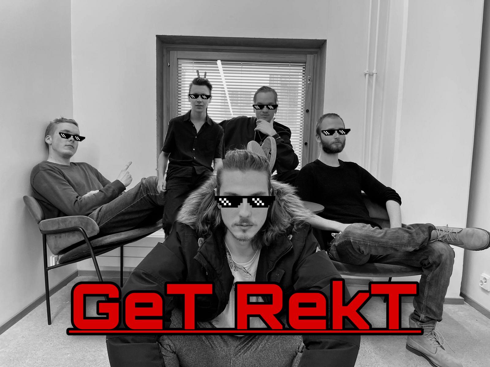 Get Rekt -yhtyeen bändikuva